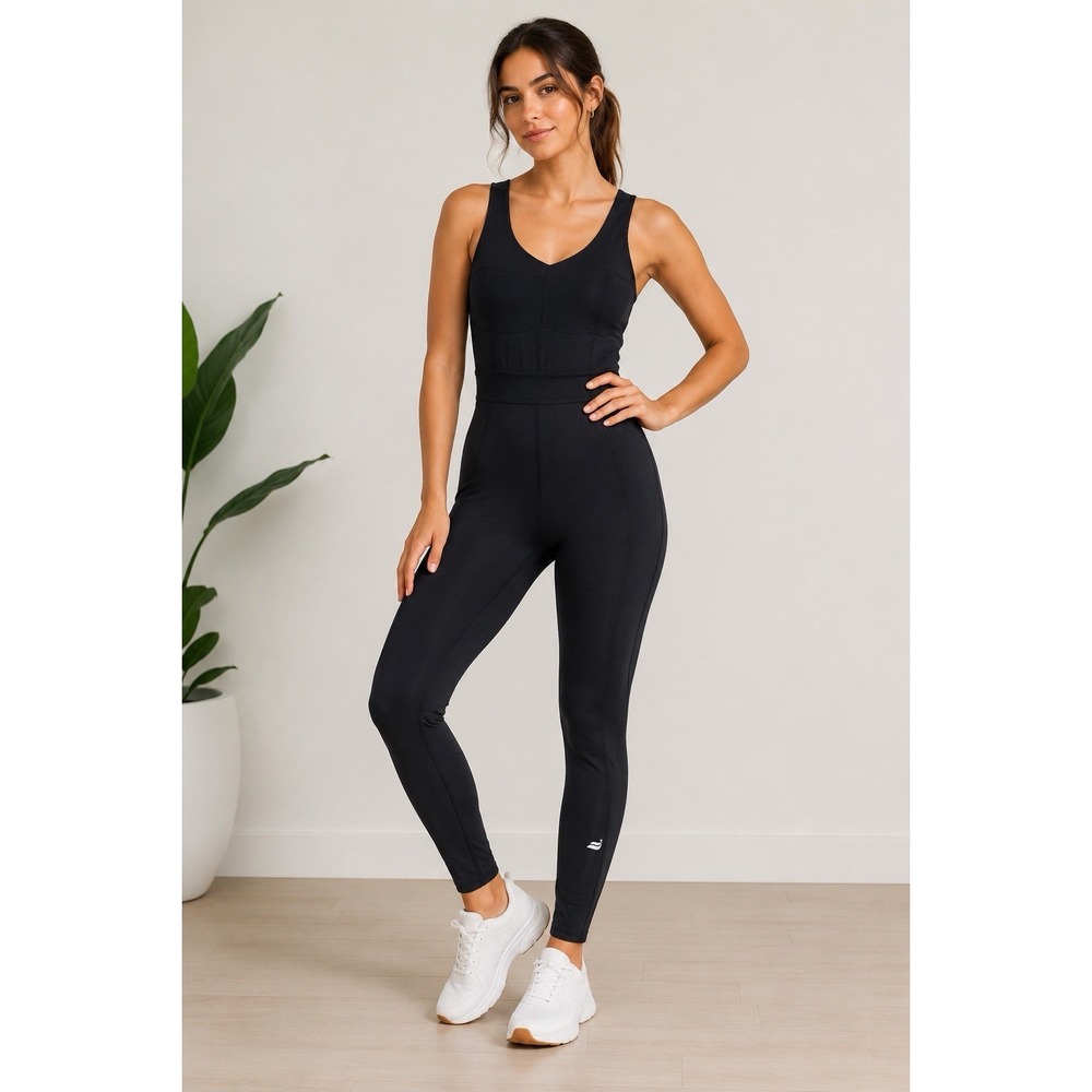 Fabletics Jumpsuit Womens Small Full Length Workout Athletic Gym Activewear